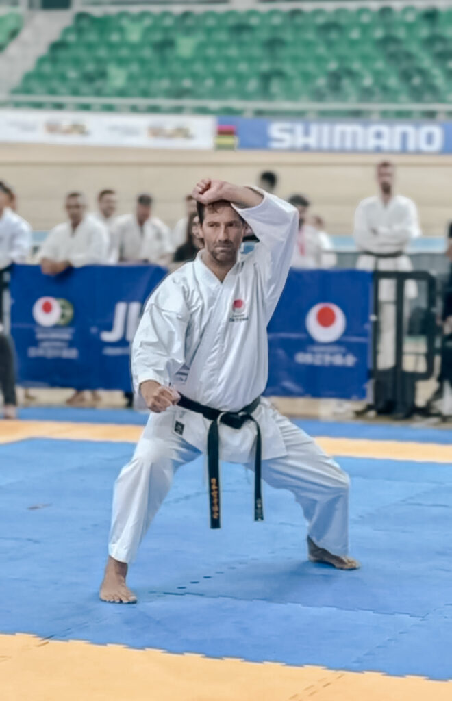 Paulo-Sensei at Kata tournament